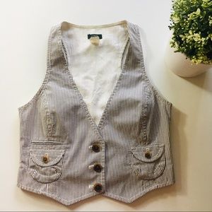 Pinstripe Vest